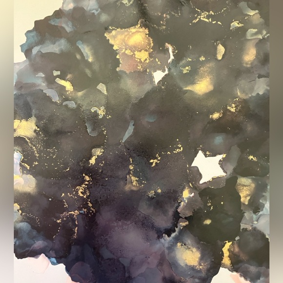 New Original Signed Artwork Alcohol Ink on Paper 126 - Picture 3 of 5